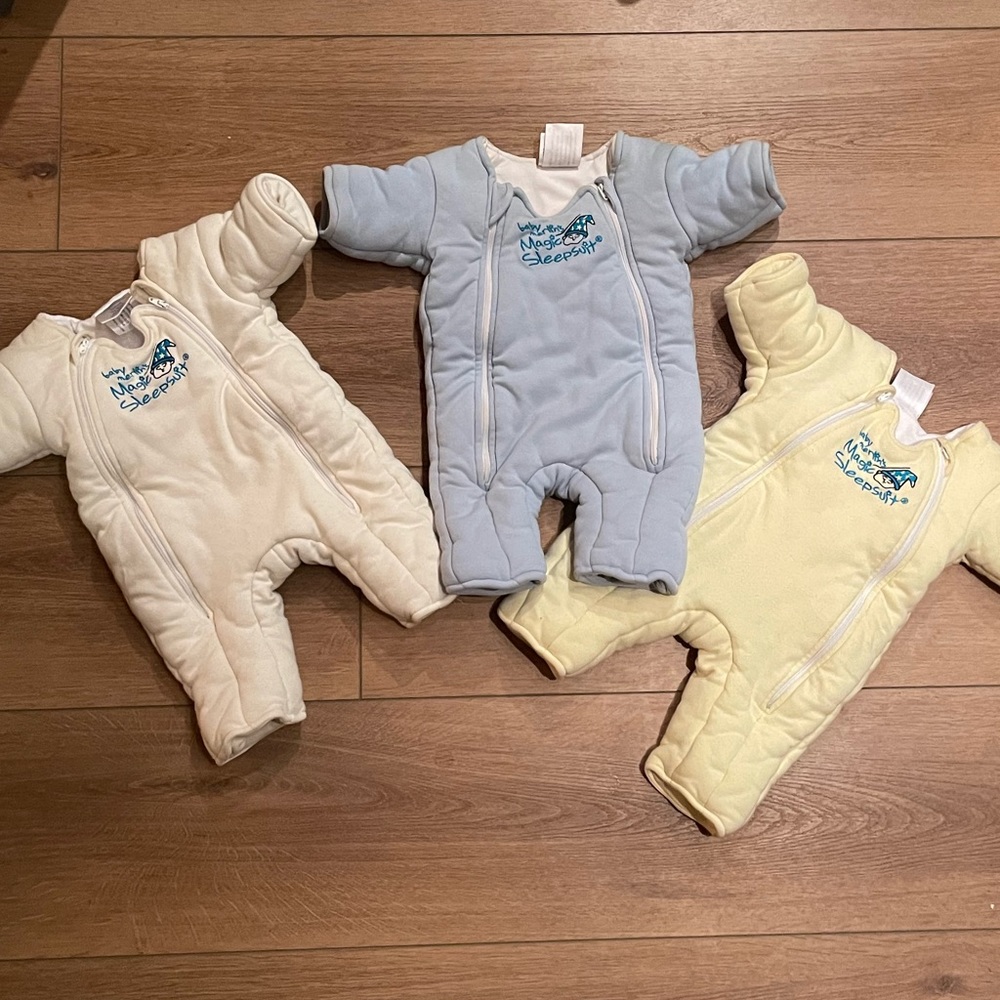Magic Merlin Sleepsack Sleepsuit Bundle (Set of 3) Size Small 3-6 Months
